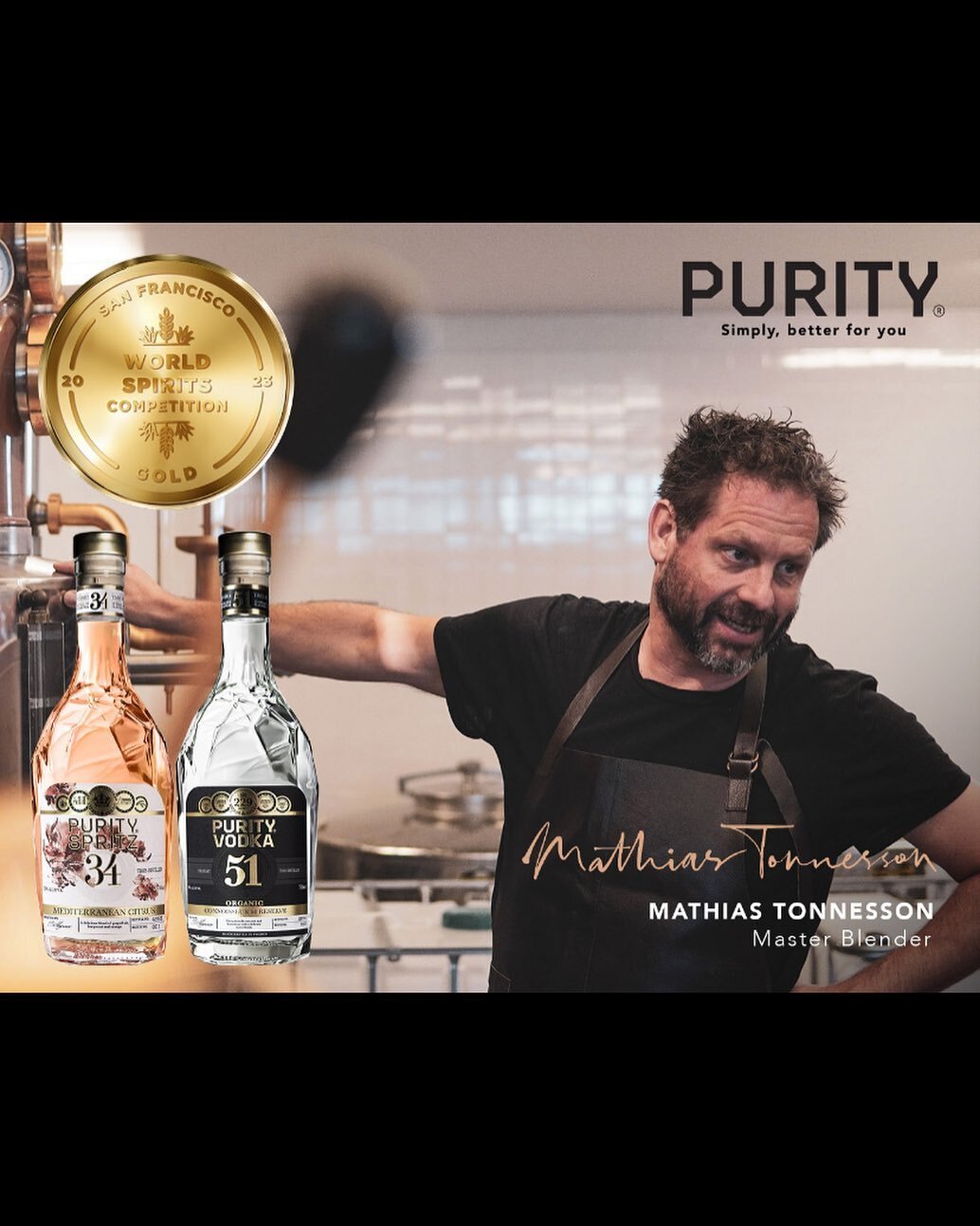 We brought home two Gold Medals from the San Francisco World Spirits Competition!  Thank you @sfwspiritscomp for the incredible honor!

Want to taste our award-winning vodkas? Visit puritydistillery.com, link in bio!

#PurityVodka #puritydistillery